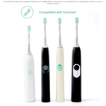 Sonibio - Plant Based Electric Toothbrush Heads Compatible with Sonicare* 4PK booheads