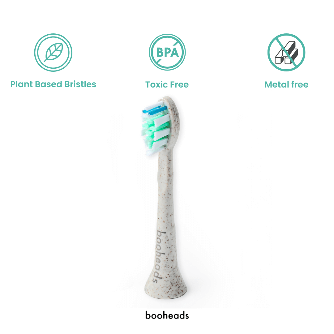 Sonibio - Plant Based Electric Toothbrush Heads Compatible with Sonicare* 4PK booheads
