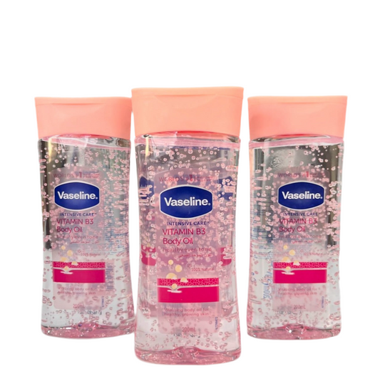 Vaseline Vitamin B3 Body Oil 200ml - Lightweight & Non-Greasy  1 PIECE ONLY. 21stCY
