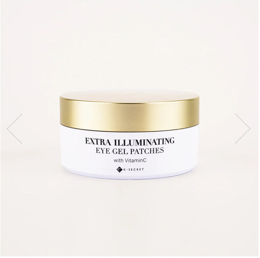 K-Secret Extra Illuminating Hydrogel Eye Gel Patches with Vitamin C -60 Each for Skin Care K Secrect