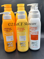 Advanced Korean Skin Bright & Clear Body Gel Wash -1200ml  | Lotion 500ml Advanced Korean