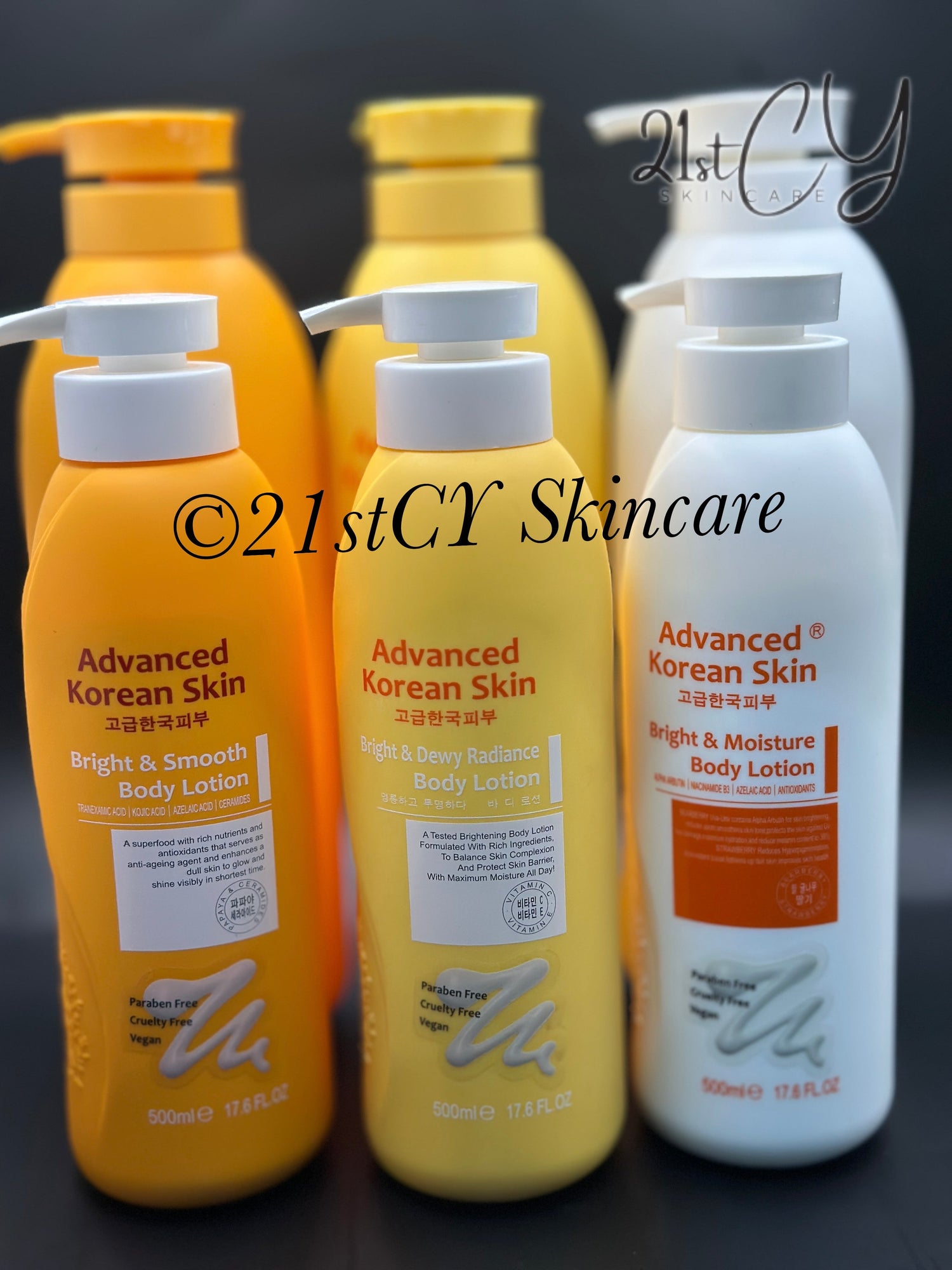 Advanced Korean Skin Bright & Clear Body Gel Wash -1200ml  | Lotion 500ml Advanced Korean
