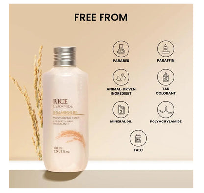 The Face Shop Rice & Ceramide Brightening & Moisturising Trio The Face Shop
