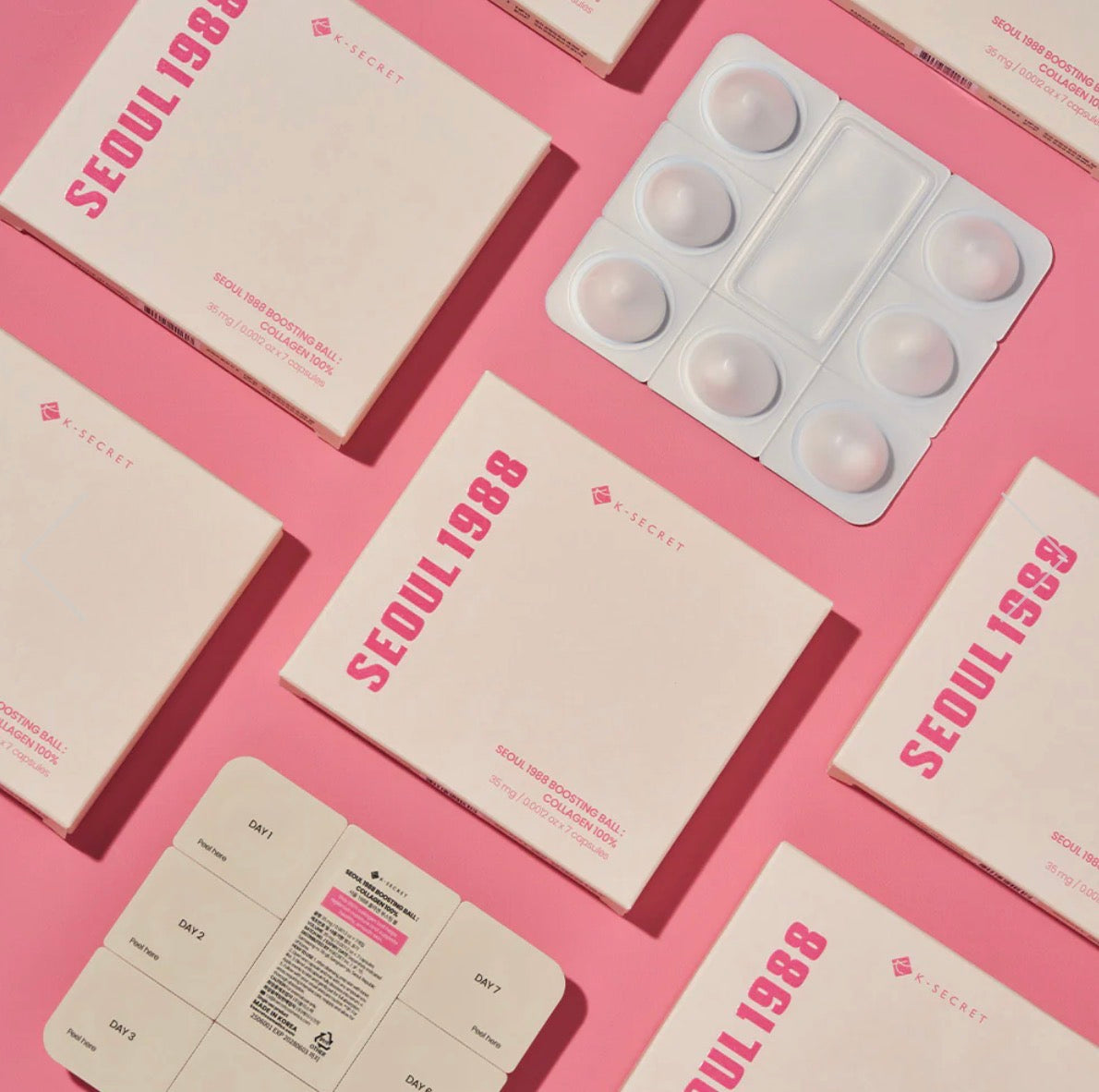 SEOUL 1988 BOOSTING BALL : COLLAGEN 100% K Secrect