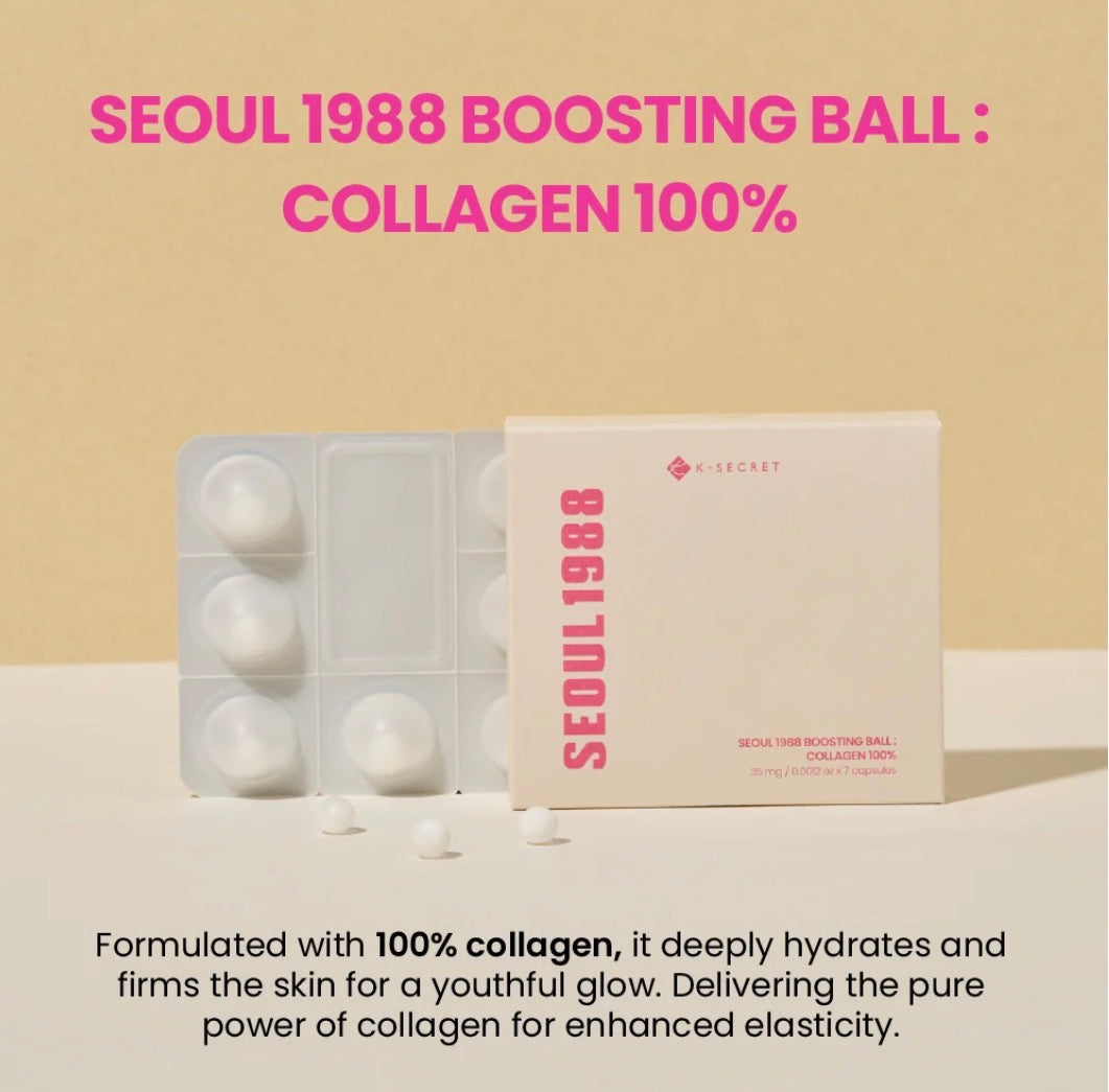 SEOUL 1988 BOOSTING BALL : COLLAGEN 100% K Secrect