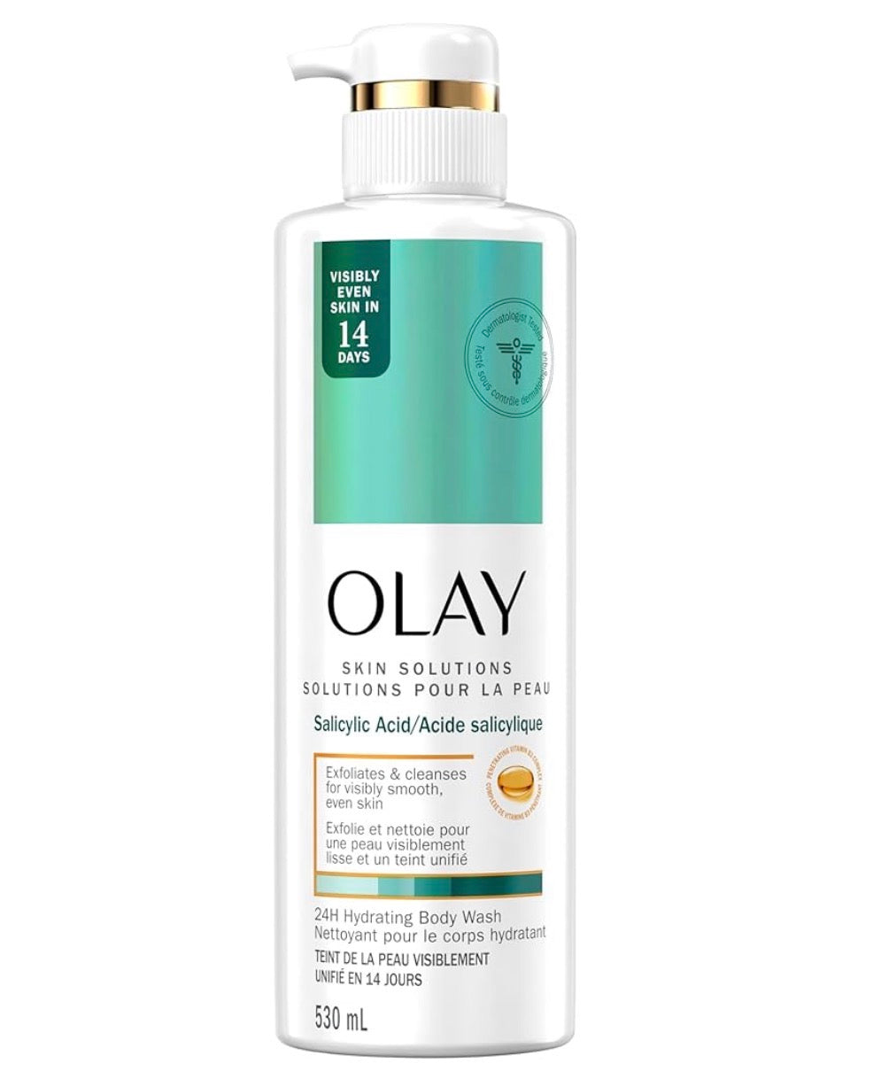 Olay Skin Solutions Hydrating Body Wash for Women with Salicylic Acid 530ml OLAY