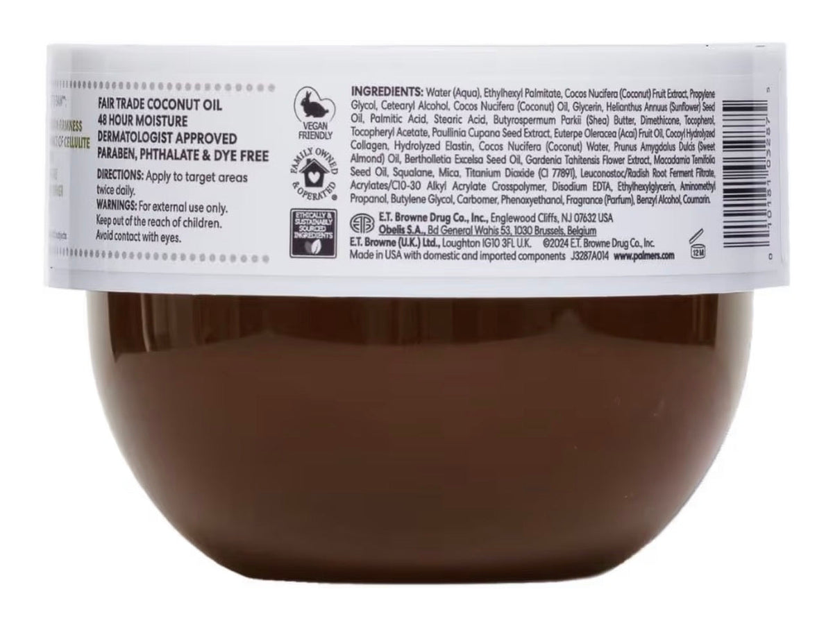 Palmer's Cocoa Butter Formula Body Cream,Tahitian Vanilla | Brazilian Coco 8.8 Oz Palmers