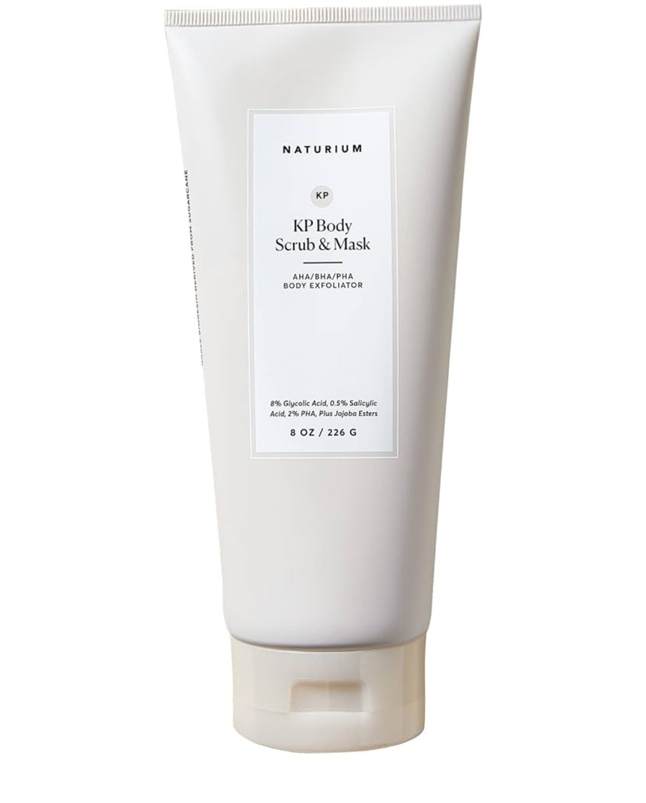 Naturium KP Body Scrub & Mask for Keratosis Pilaris, Bump Eraser Shower Scrub & Exfoliator for Skin, 8 oz /226g NATURIUM