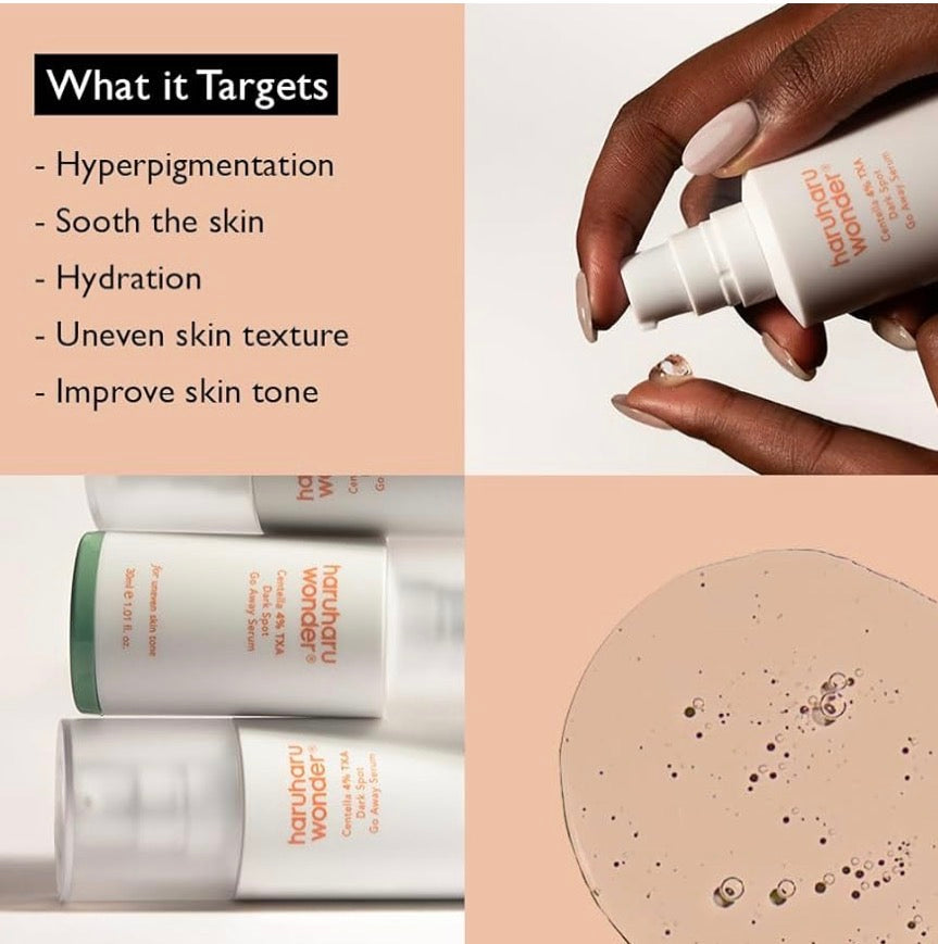 Haruharu Wonder Centella 4% Txa Dark Spot Go Away Serum 30ml Haruharu