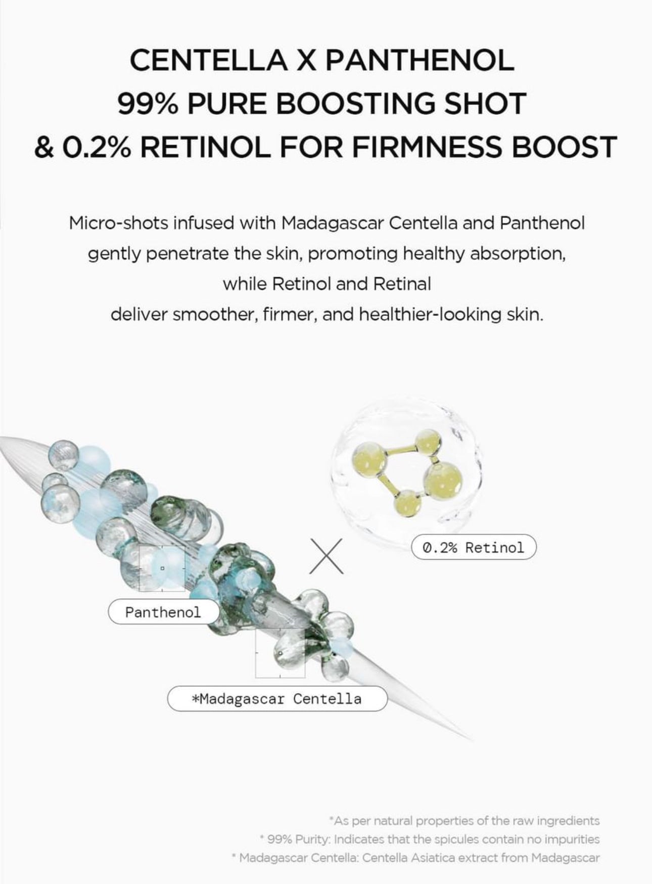 Skin1004 Madagascar Centella Retinol 0.2% Boosting Shot Ampoule -30ml Skin1004