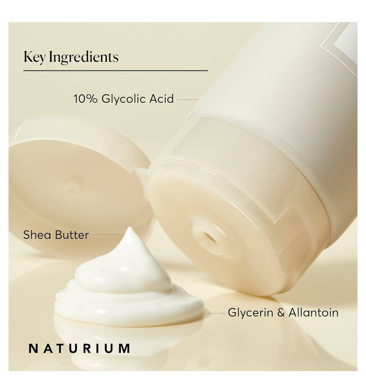 Naturium The Smoother Glycolic Acid Body Lotion, Resurfacing & Exfoliating Treatment, with 10% Glycolic Acid, 8 oz / 234ml NATURIUM