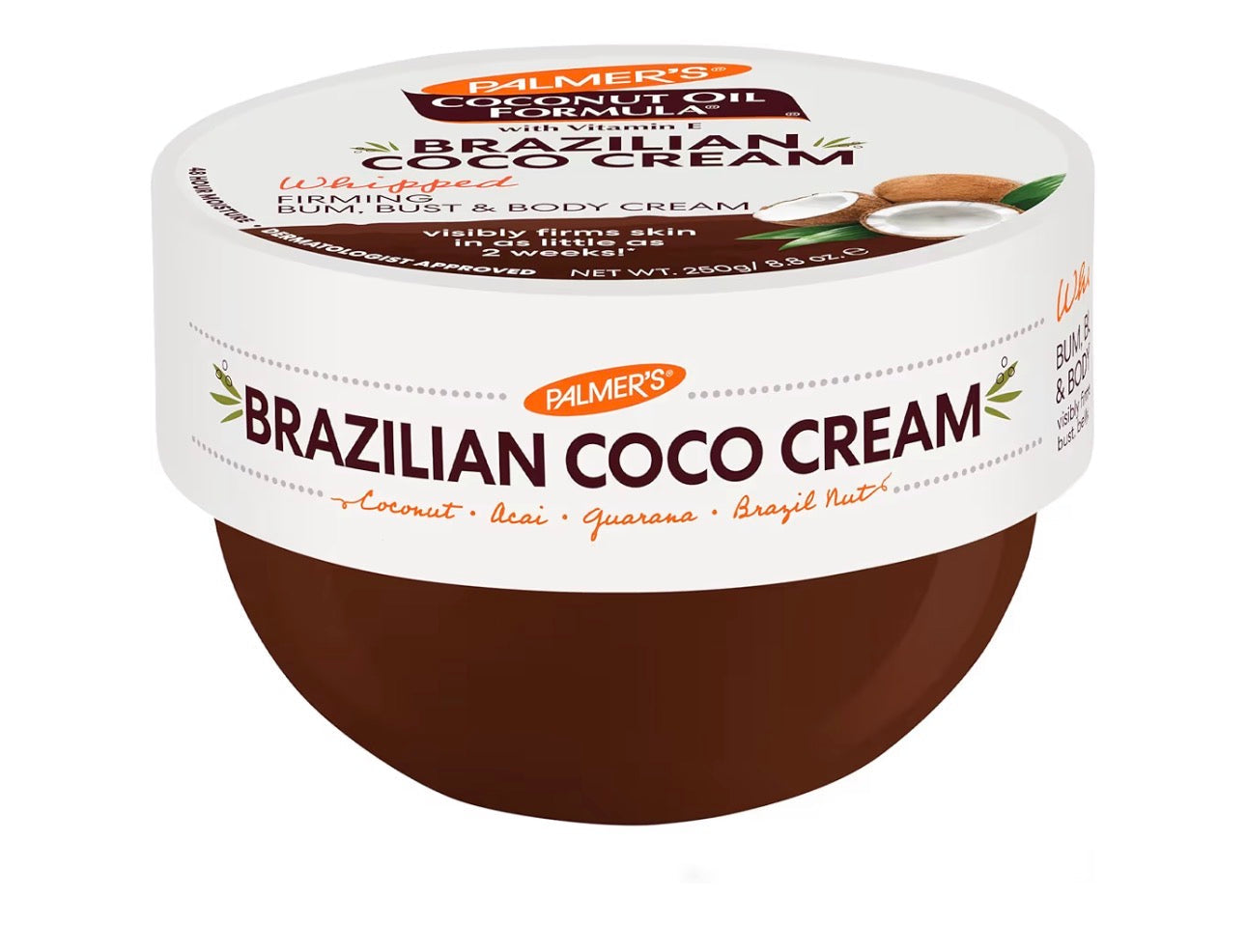 Palmer's Cocoa Butter Formula Body Cream,Tahitian Vanilla | Brazilian Coco 8.8 Oz Palmers