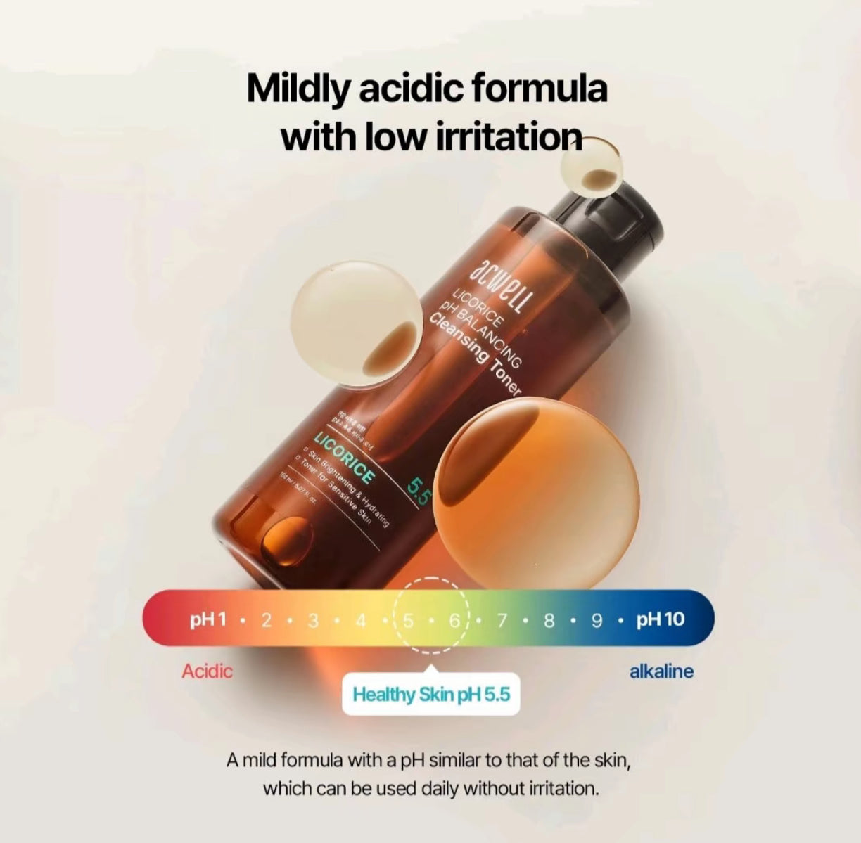 ACWELL - Licorice pH Balancing Cleansing Toner - 150ml Acewell