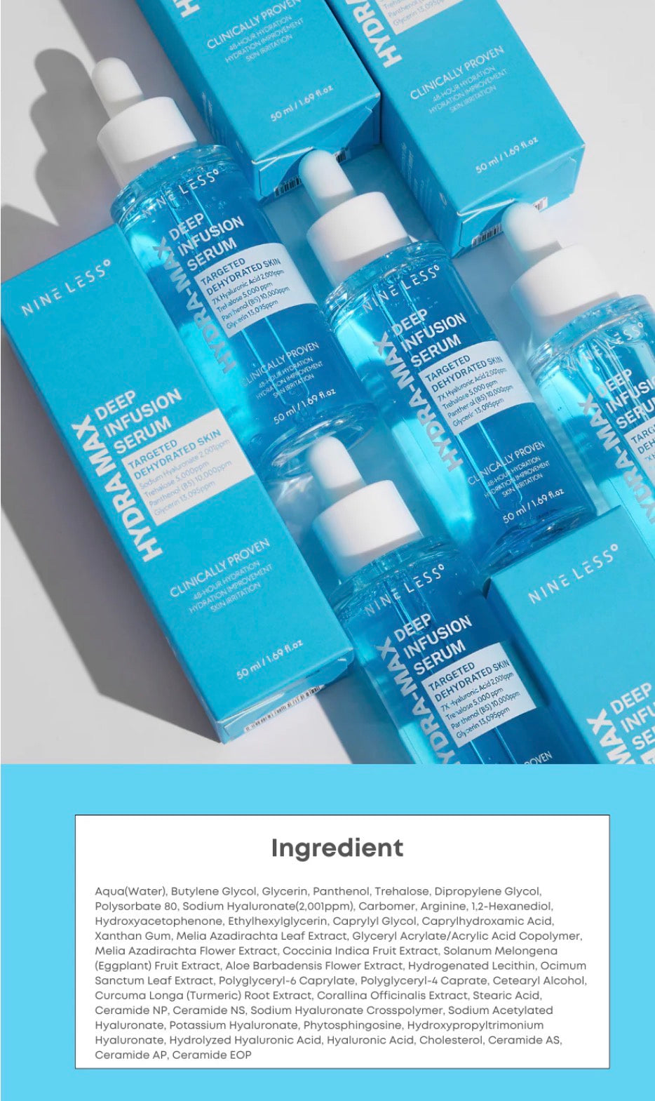 Hydra Max Deep Infusion Serum 50ml NINELESS