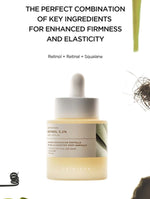 Skin1004 Madagascar Centella Retinol 0.2% Boosting Shot Ampoule -30ml with key ingredients for firmness and elasticity.