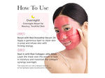 How to use Arencia Red Collagen Jelly Mask for skin rejuvenation and hydration.