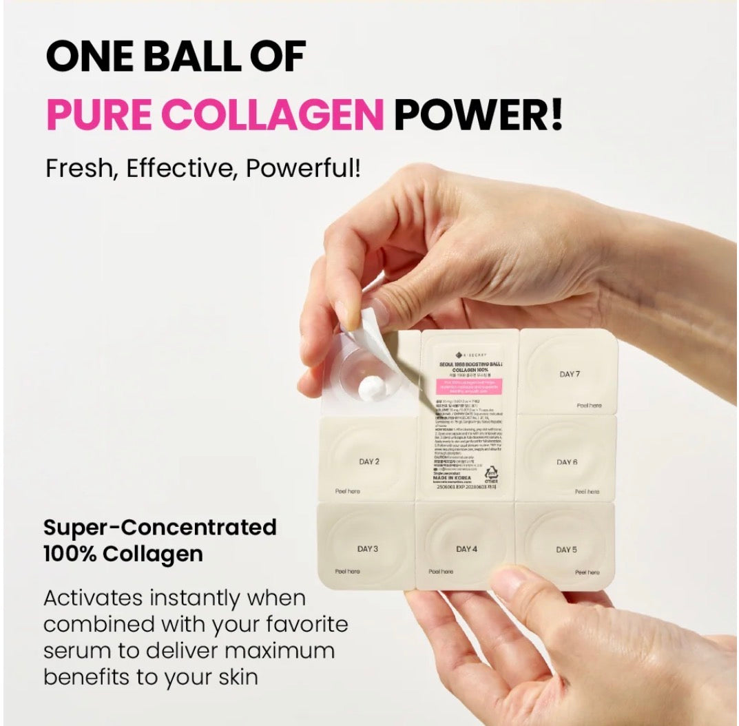 SEOUL 1988 BOOSTING BALL : COLLAGEN 100% K Secrect