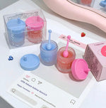 Juicy Straw Cup Lip Gloss - Strawberry & Blueberry- (4.8gx2). Cappuvini