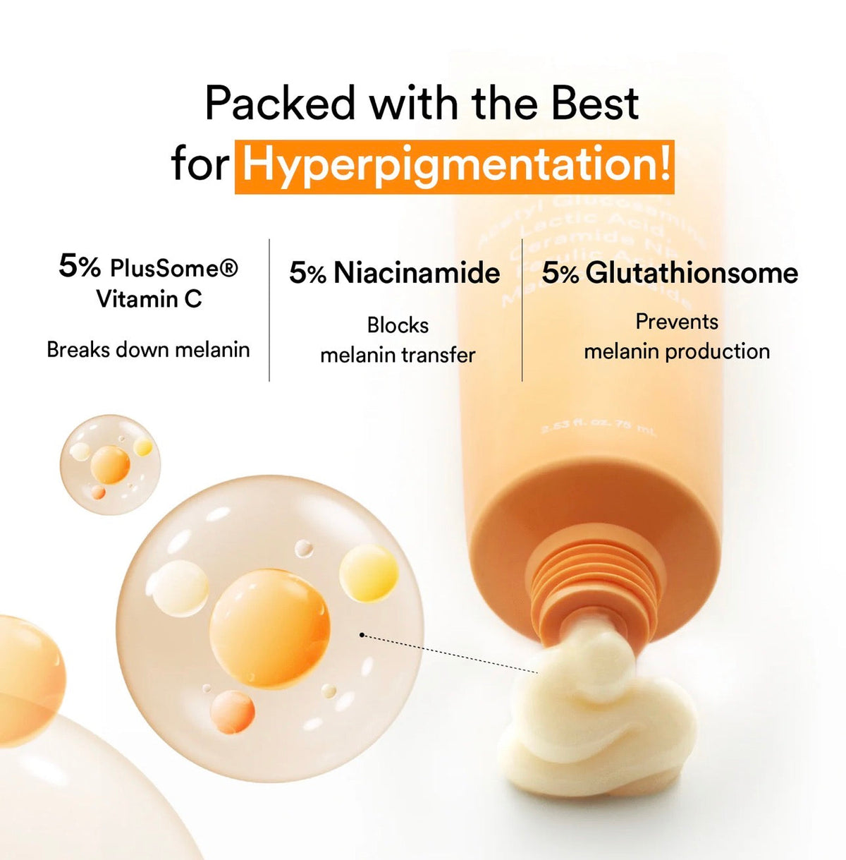 Glutathiosome dark spot cream Vita tube Abib