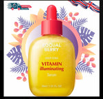 EQQUALBERRY Vitamin C illuminating Serum – Fade Dark Spots, Hydrate & Glow | 40% Acerola, Niacinamide & Hyaluronic Acid | Anti-Aging & Skin Repair – 30ml EQQUALBERRY