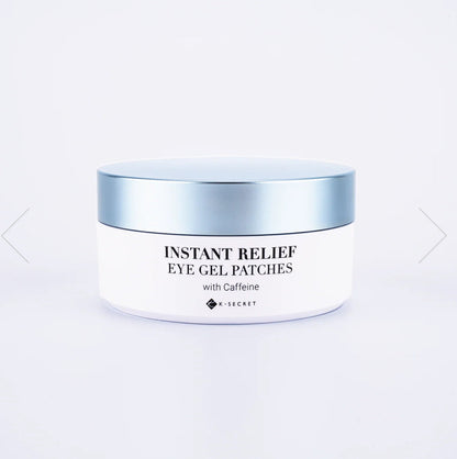 K-Secret Instant Relief Hydrogel Eye Gel Patches with Caffeine -60 Each for Skin Care Treatment with Caffeine Enriched Formula K Secrect