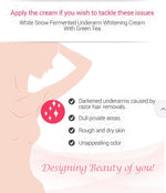 Nella - White Snow Fermented Underarm Whitening Cream With Green Tea Nella