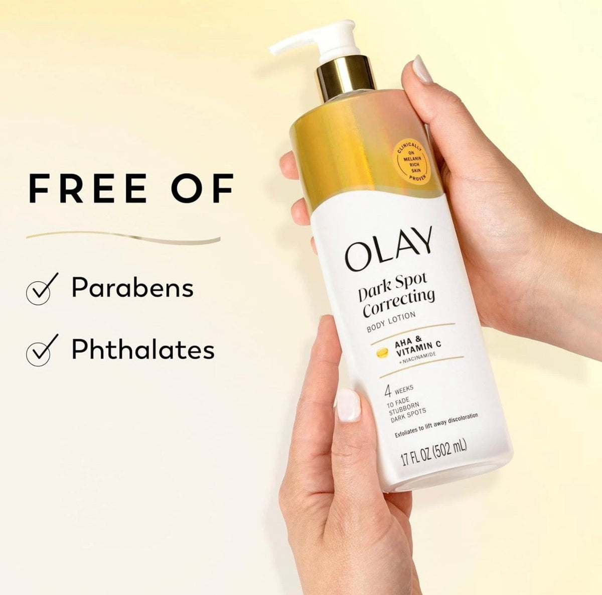 New OLAY Dark Spot Correcting Body Lotion with AHA, Vitamin C & Niacinamide-502ml OLAY