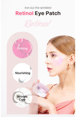 K-Secret Advanced Regenerating Hydrogel Eye Gel Patches with Retinol -60 each. K Secrect