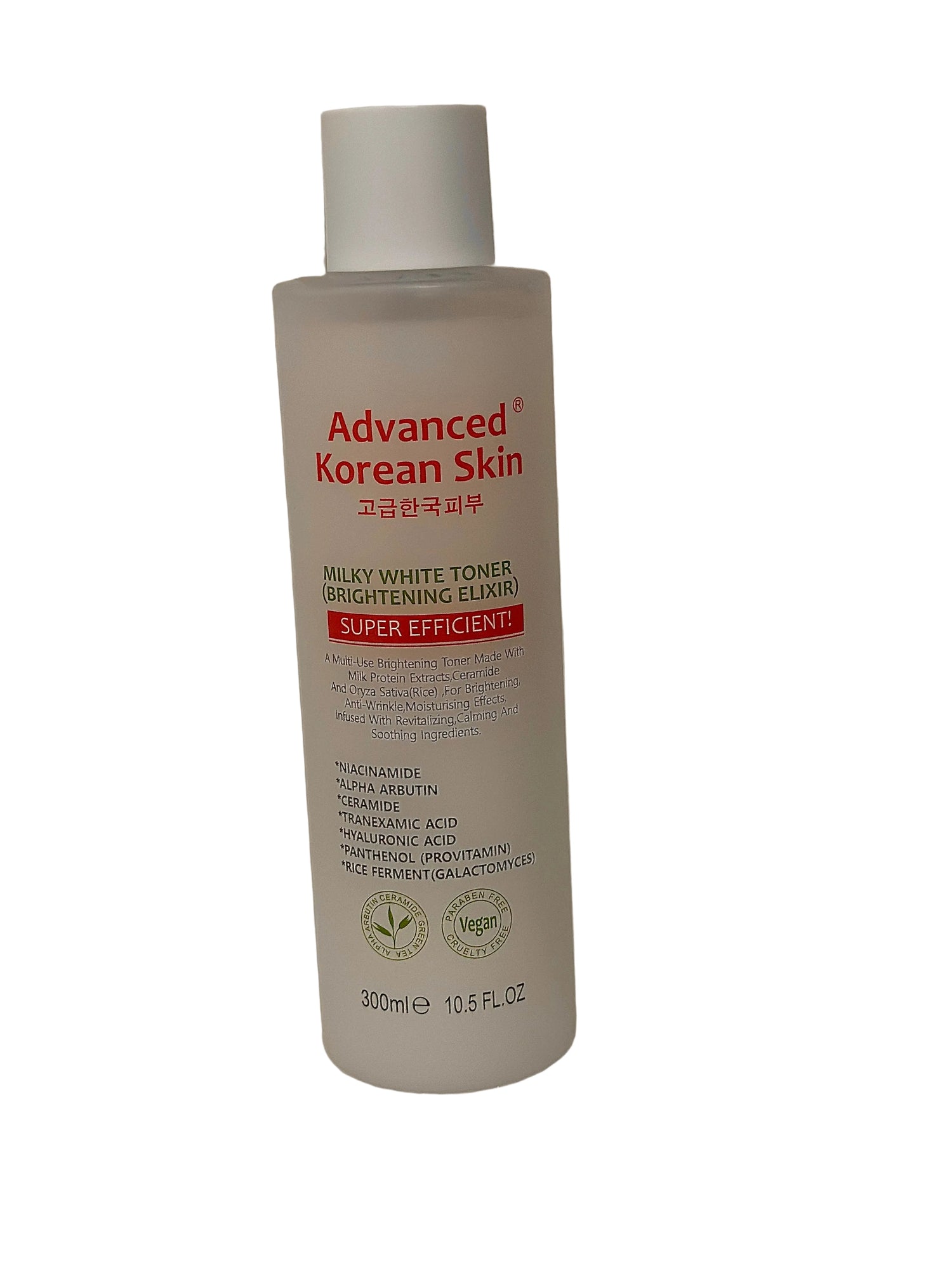 Advanced Korean Brightening Milky Toner 300ml Advanced Korean