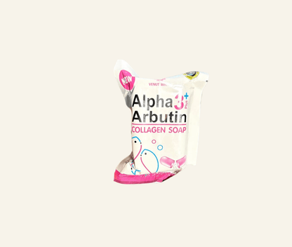 Alpha Arbutin Collagen Soap for brighter face -80g 21stCY