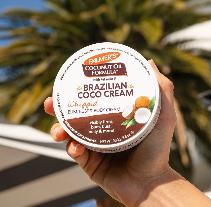 Palmer's Cocoa Butter Formula Body Cream,Tahitian Vanilla | Brazilian Coco 8.8 Oz Palmers