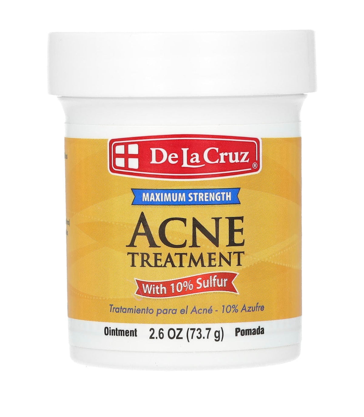 De la Cruz Acne Remedy ointment with 10% Sulfur De la Cruz