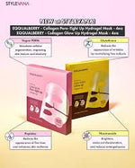 EQQUALBERRY PDRN Collagen Hydrogel Face Masks EQQUALBERRY