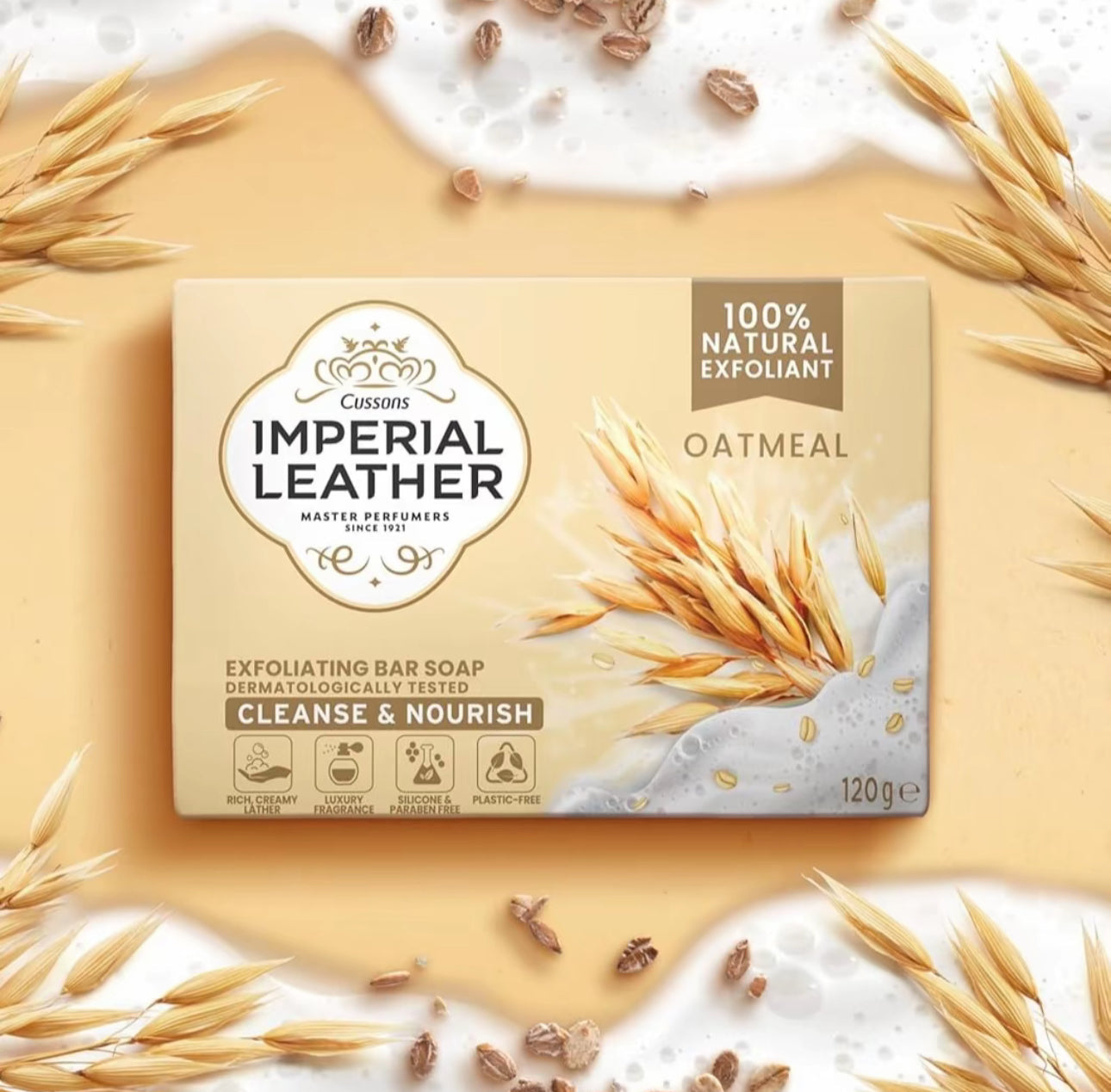 Imperial leather Exfoliating Bar Soaps 120g Imperial Leather