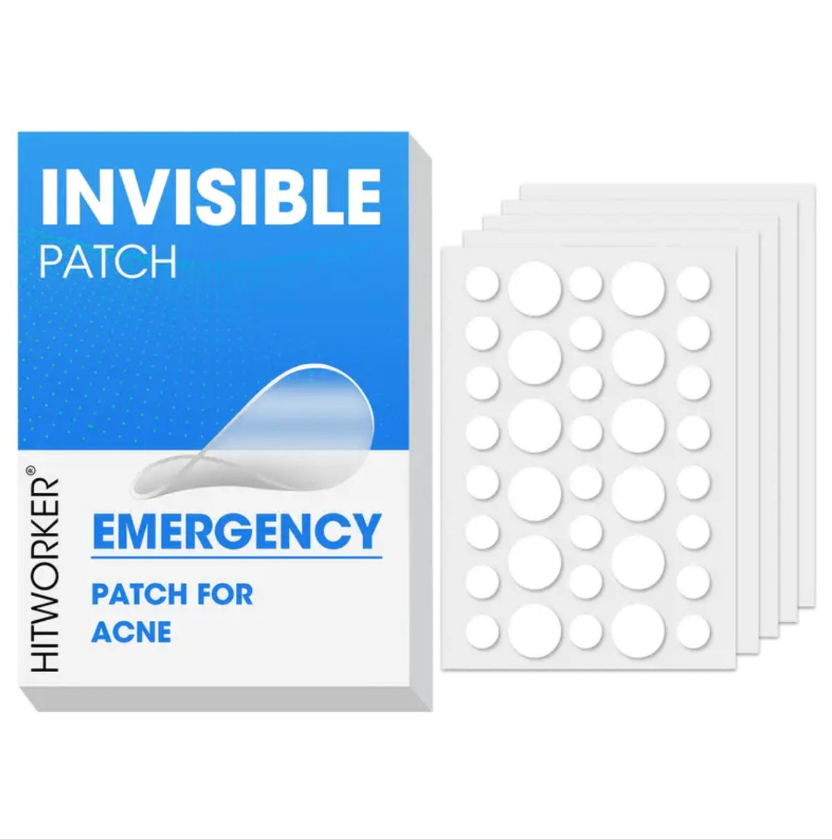 Invisible Acne Patches, Unscented, Alcohol-Free, -180pcs 21stCY