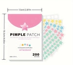 200 Count Hydrocolloid Acne Patches, -Adult Invisible Blemish Cover Stickers, Alcohol-Free, Cleansing Effect, Suitable for All Skin Types, Unscented 21stCY