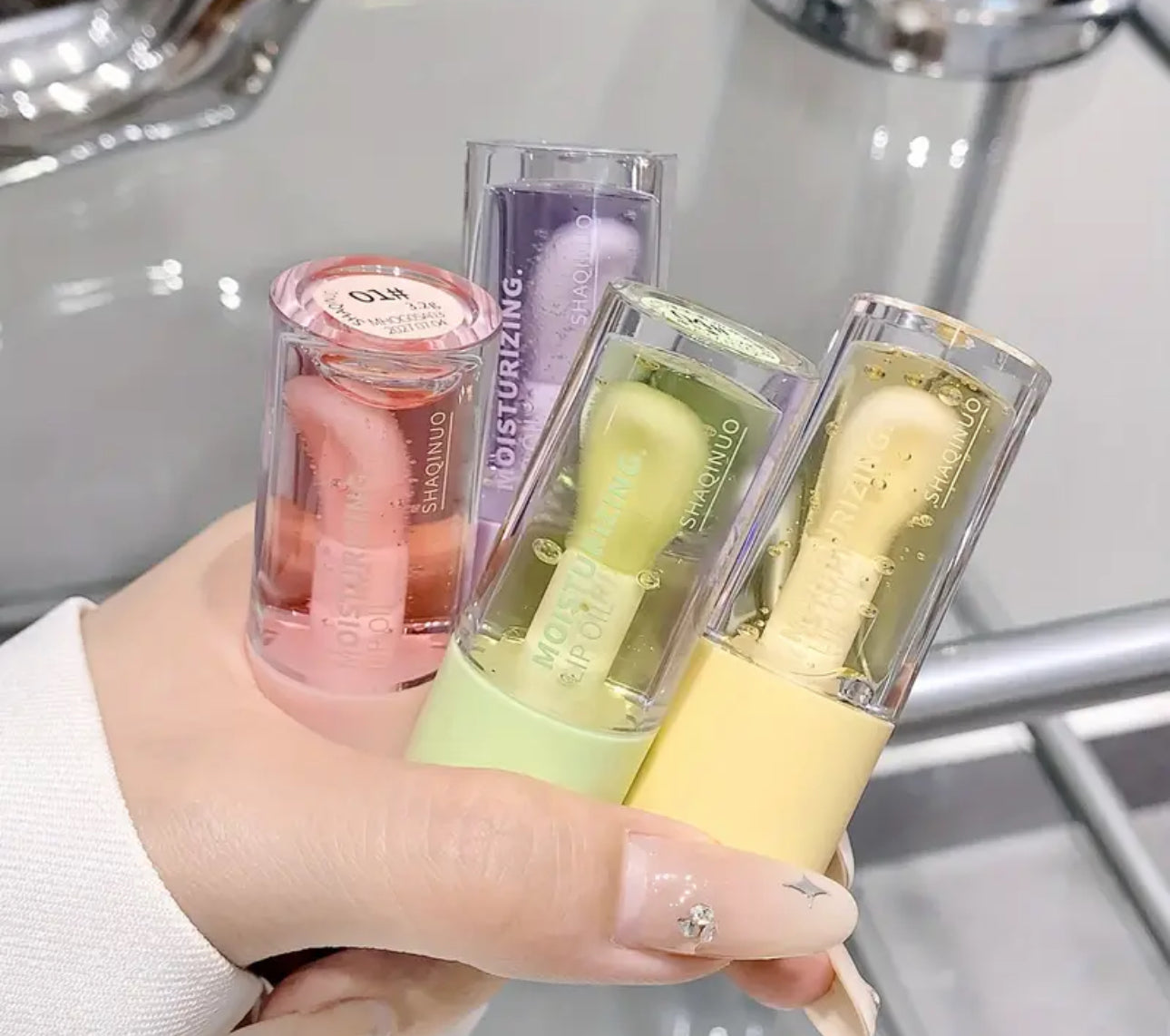 Moisturising Tinted Lip Oils - 4 pieces 21stCY