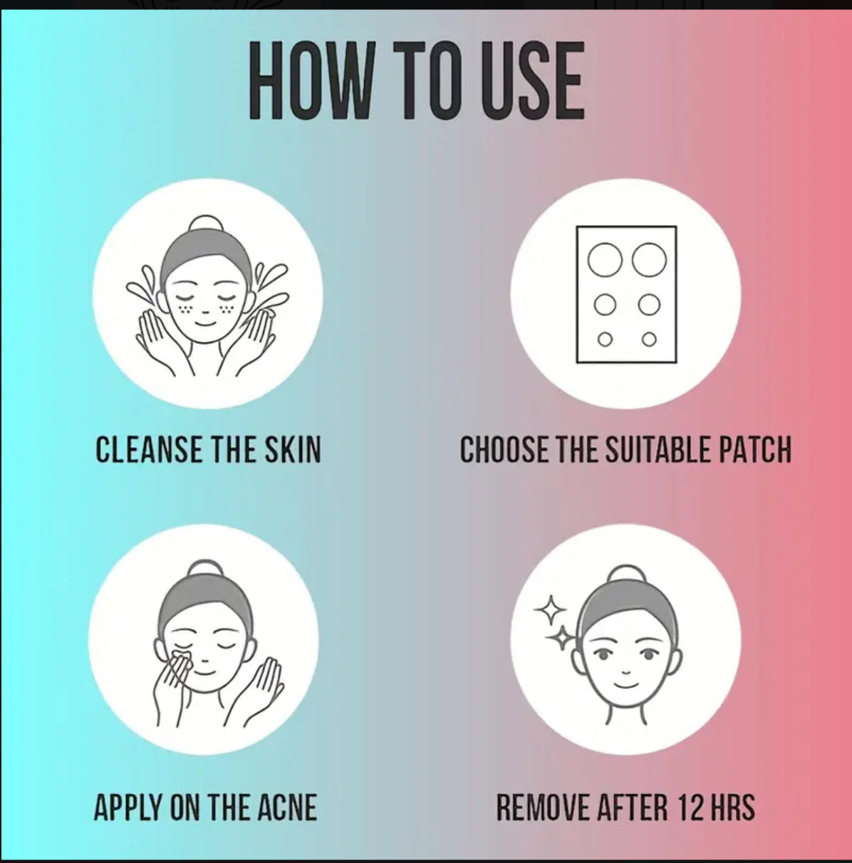 Invisible Acne Patches, Unscented, Alcohol-Free, -180pcs 21stCY