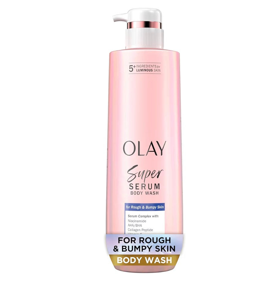 OLAY Super Serum Complex Hydrating Body Wash 547ml - For Rough & Bumpy Skin OLAY
