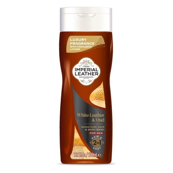 Imperial Leather White Leather & Oud 2in1 Signature Hair & Body Wash 500ml 21stCY