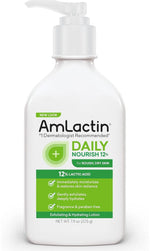 AmLactin Daily Nourish Body Lotion with 12% Lactic Acid . Amlactin