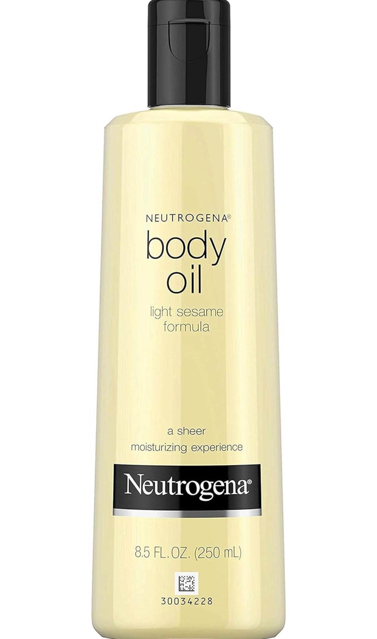 Neutrogena Body Oil Light Sesame Formula, Dry Skin Moisturizer & Hydrating Body Massage Oil, 8.5 fl oz / 250ml 21stCY