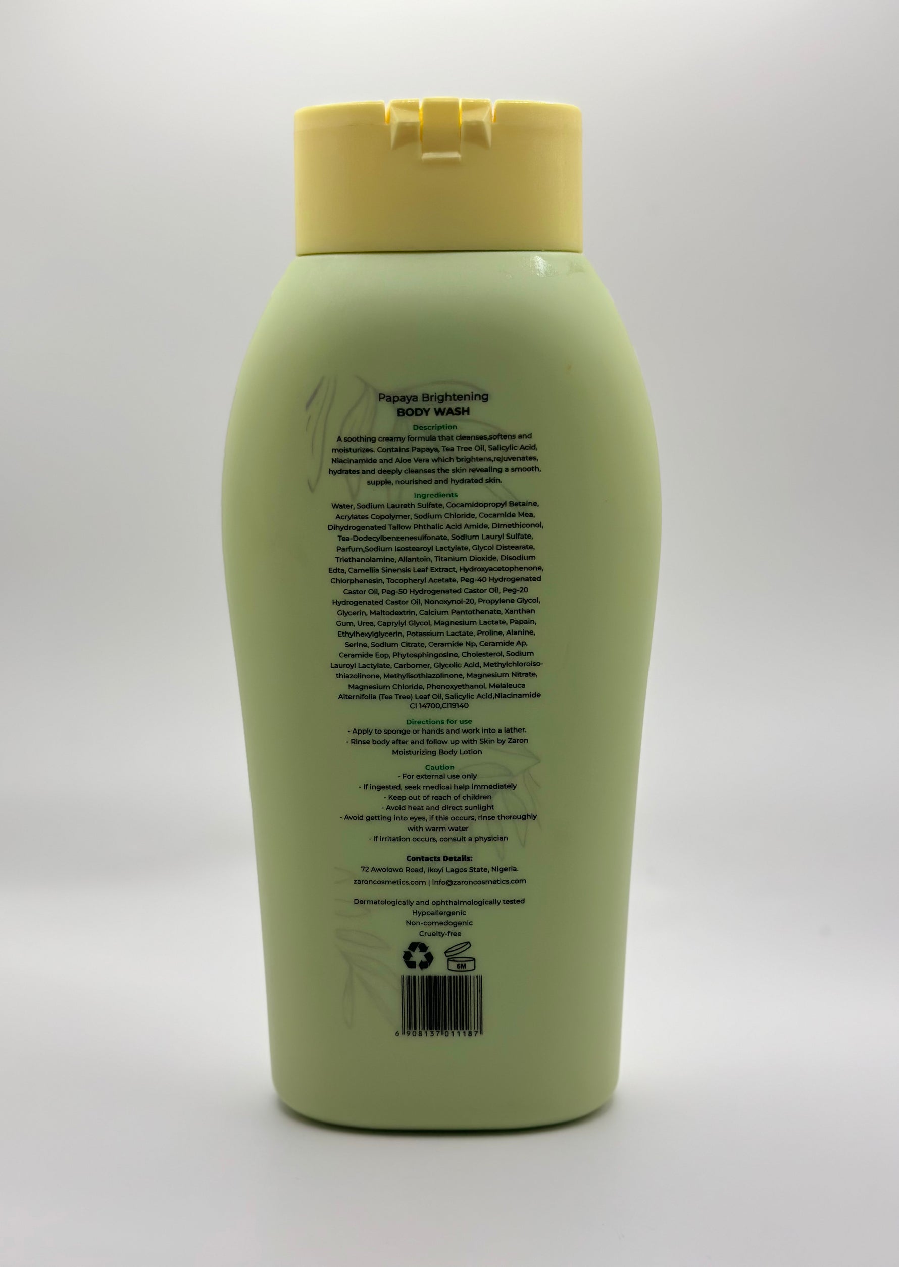 Skin by Zaron - Vitamin C Body Lotion & Body Wash - 500ml & 650ml Skin By Zaron