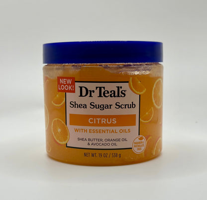 Dr Teal's Shea Sugar Body Scrub, Daytime with Vitamin C