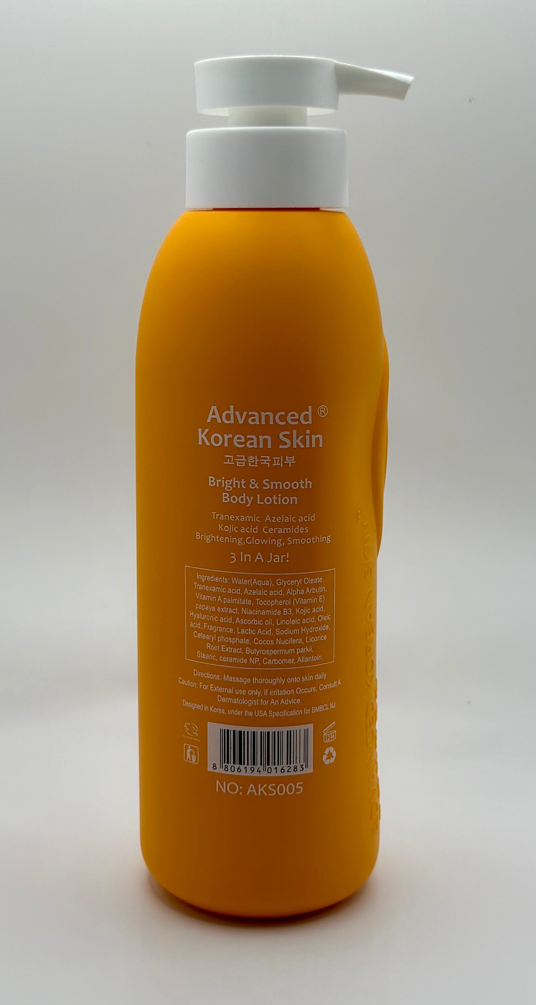 Advanced Korea Skin Bright & Clear Body Gel Wash & Lotion -1200ml & 500ml Adanced Korea Wash