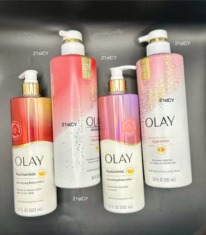 SELF CARE SETS : OLAY Body Wash & Lotion MIX & MATCH -( A pack of 2) 502ml & 591ml