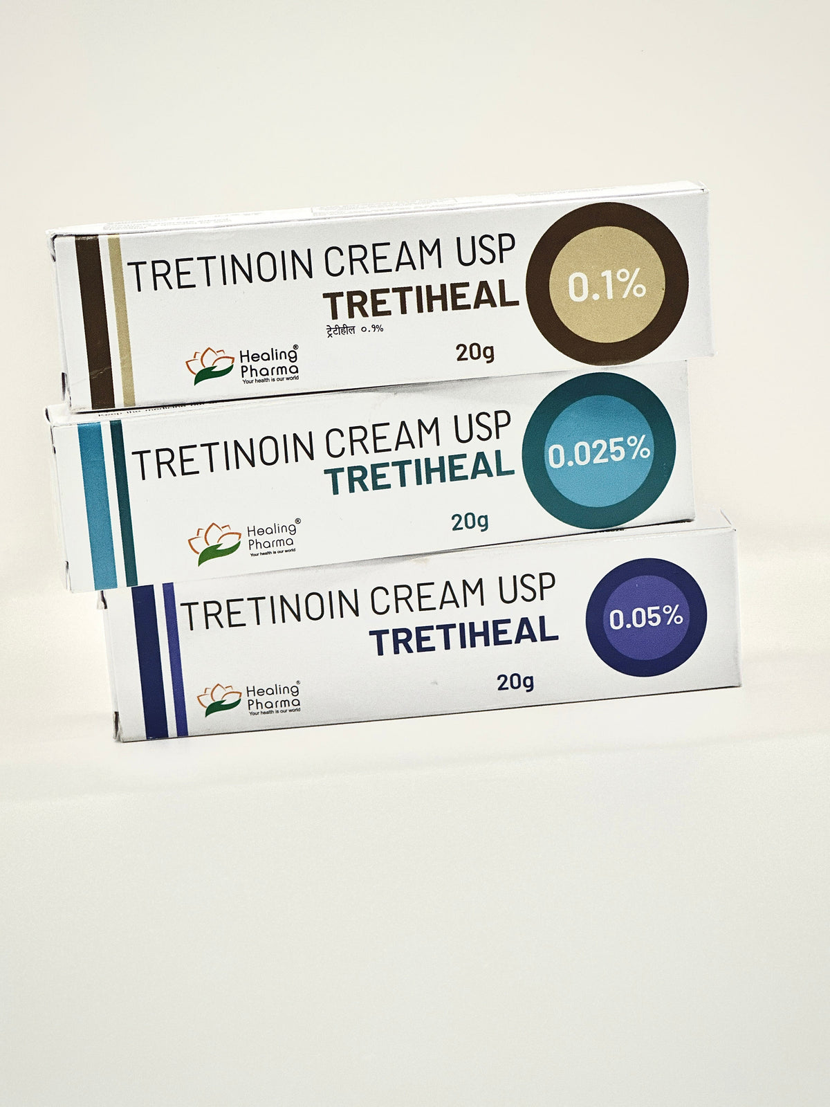 Tretinion Cream for Acne and Skin Blemishes -20g TRETIHEAL