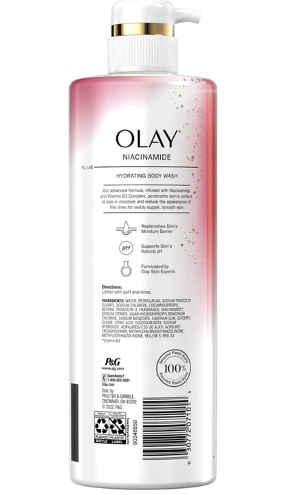 Olay Age Defying Body Wash with Niacinamide, 591mL