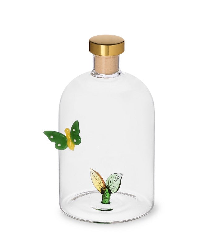 Ichendorf Milano Butterfly & Leaves Glass Diffuser Bottle – Greenwood Perfumer, 500ml Soulful Candles Uk