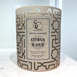 Citrus & Oud Luxury Soy Candle – 30cl Soulful Candles Uk
